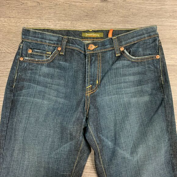 David Kahn Nikki Jeans Size 29 Bootcut Jeweled Pockets Stretch Low Mid Rise - Picture 4 of 11